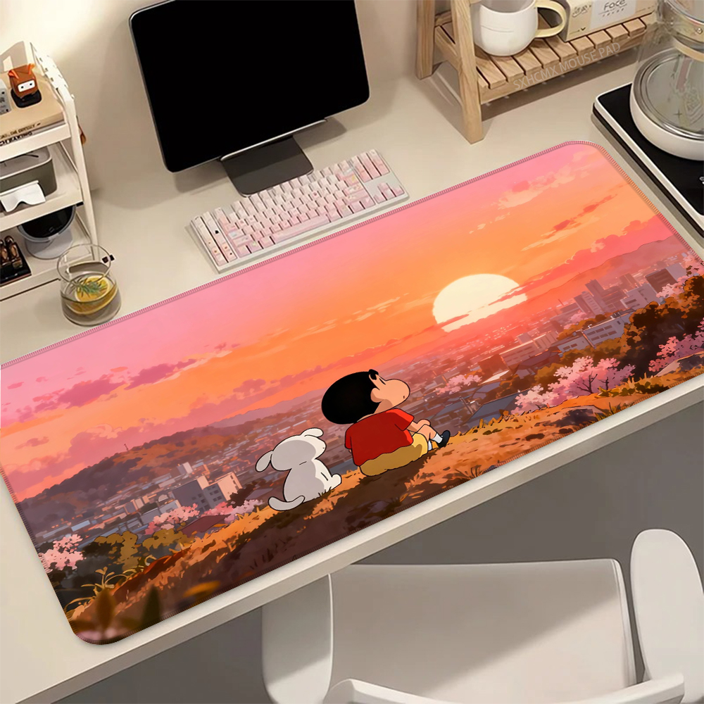 Esports Gaming Desk - Anime Cartoon Mouse Pad C-Crayon Shin-chans