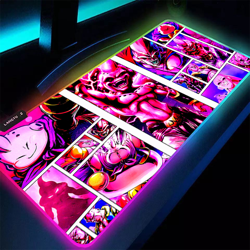 Esports Gaming Desk - RGB Mouse Pad 90x40cm DBZ Dragon