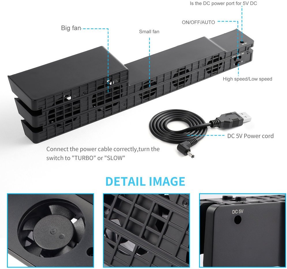Cooling Fan For Sony PS4 Pro S - Esports Gaming Station incelemesi ve fiyatı