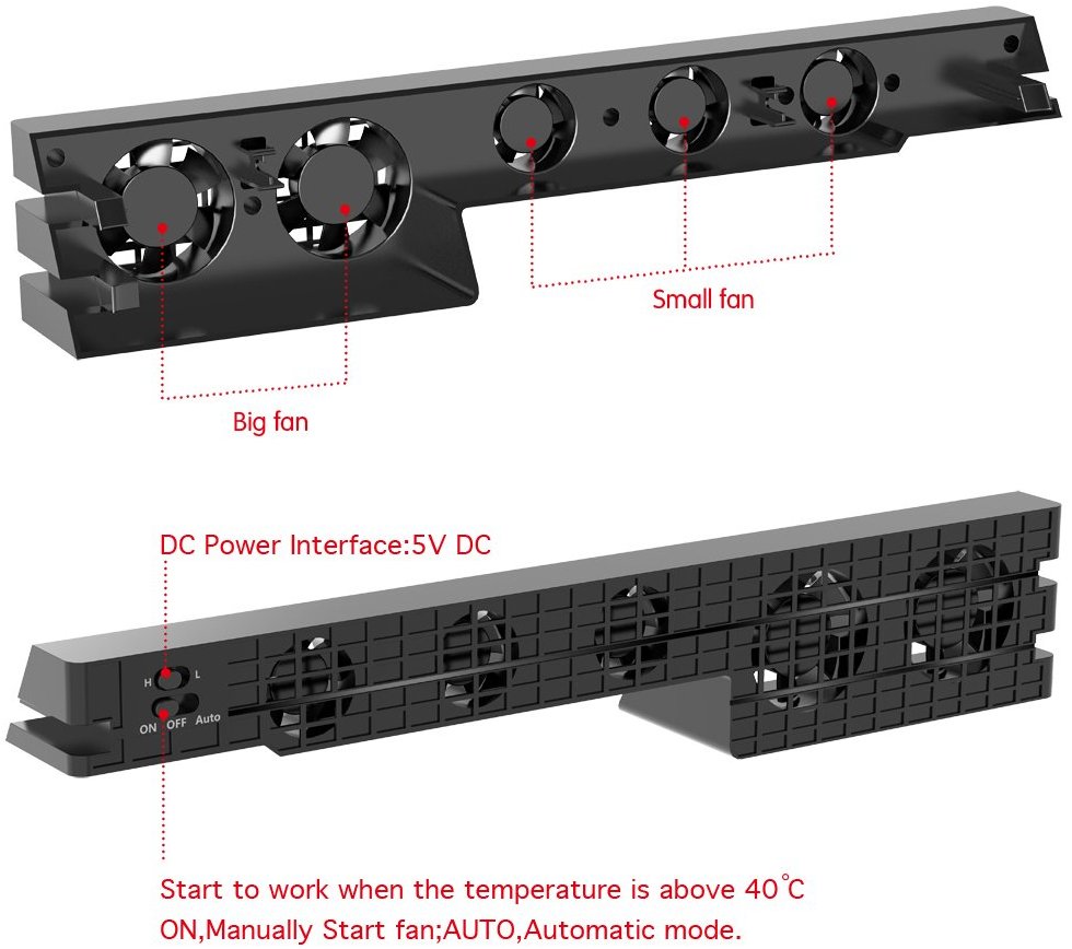 Cooling Fan For Sony PS4 Pro S - Esports Gaming Station incelemesi ve fiyatı