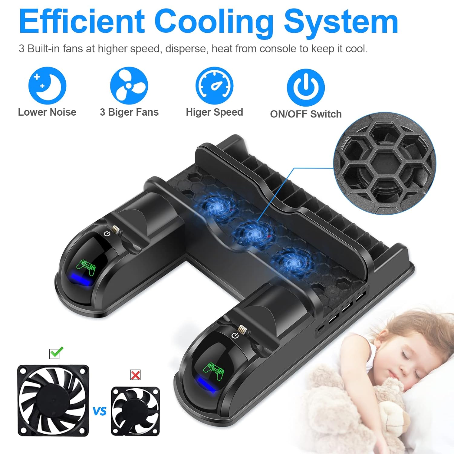 Cooling Fan Stand for PS4 Stan - Esports Gaming Station incelemesi ve fiyatı