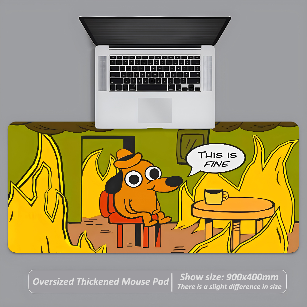 This Is Fine Dog Dachshund Mou - Esports Gaming Desk incelemesi ve fiyatı