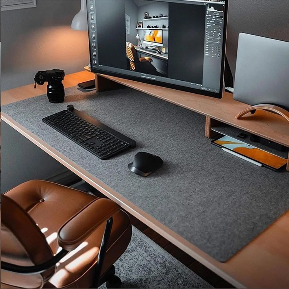 Felt Desk Mat Computer Mat for - Esports Gaming Desk incelemesi ve fiyatı
