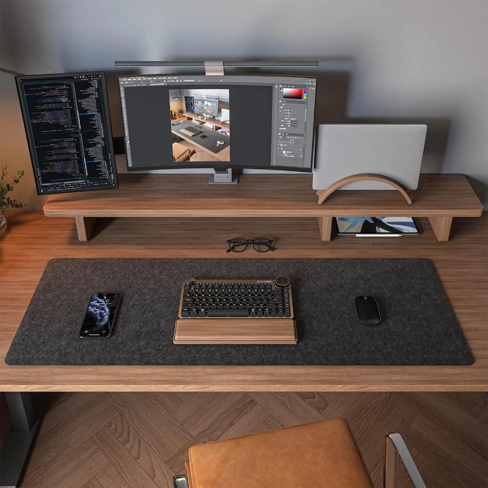 Felt Desk Mat Computer Mat for - Esports Gaming Desk incelemesi ve fiyatı