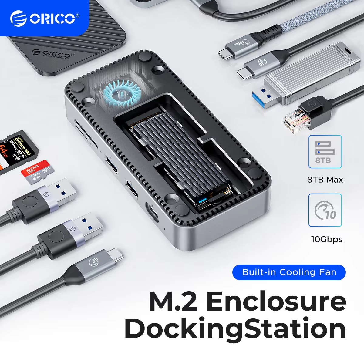 ORICO USB C Display Hub 10Gbps - Esports Gaming Station incelemesi ve fiyatı
