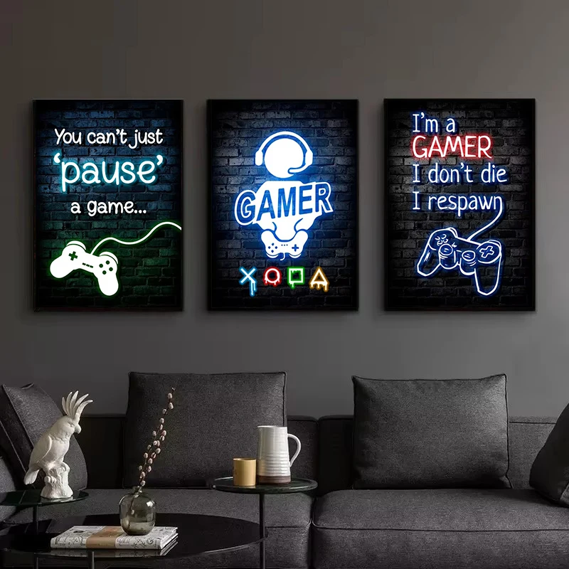 1pc frameless Canvas Painting  - Esports & Gaming Optics Gmbh incelemesi ve fiyatı